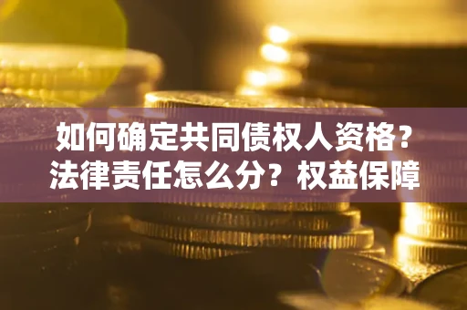 北京如何确定共同债权人资格？法律责任怎么分？权益保障技巧揭秘！
