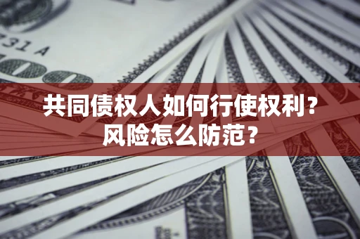 北京共同债权人如何行使权利？风险怎么防范？