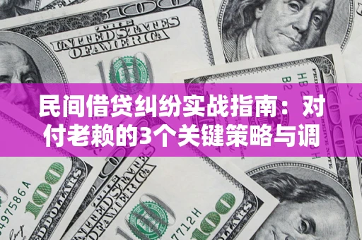 北京民间借贷纠纷实战指南：对付老赖的3个关键策略与调解盲区解析