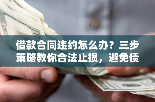 北京借款合同违约怎么办？三步策略教你合法止损，避免债务危机升级